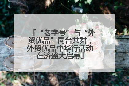 “老字号”与“外贸优品”同台共舞，外贸优品中华行活动在济盛大启幕
