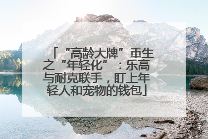 “高龄大牌”重生之“年轻化”：乐高与耐克联手，盯上年轻人和宠物的钱包