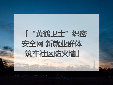 “黄鹤卫士”织密安全网 新就业群体筑牢社区防火墙