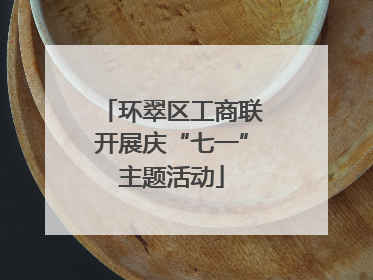 环翠区工商联开展庆“七一”主题活动