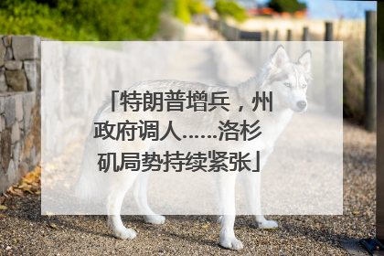 特朗普增兵，州政府调人……洛杉矶局势持续紧张
