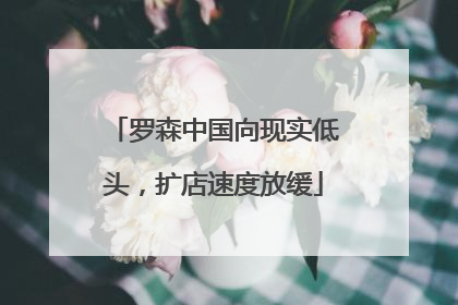 罗森中国向现实低头，扩店速度放缓