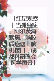 红星观察丨当孤独症、阿尔茨海默病、脑胶质瘤遇上脑机接口，成都科研改变医学图景