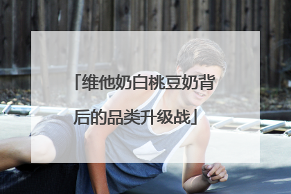 维他奶白桃豆奶背后的品类升级战