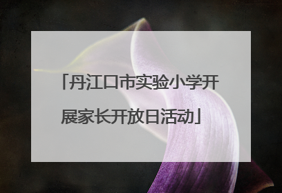 丹江口市实验小学开展家长开放日活动