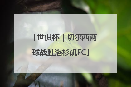 世俱杯｜切尔西两球战胜洛杉矶FC
