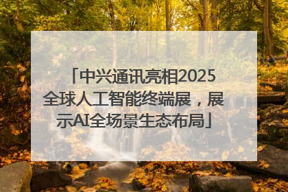 中兴通讯亮相2025全球人工智能终端展，展示AI全场景生态布局