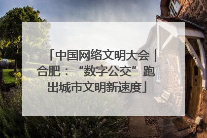中国网络文明大会｜合肥：“数字公交”跑出城市文明新速度