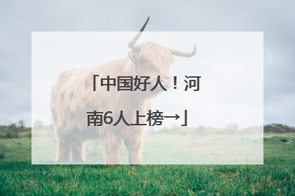 中国好人！河南6人上榜→