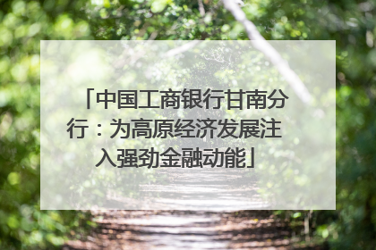 中国工商银行甘南分行：为高原经济发展注入强劲金融动能
