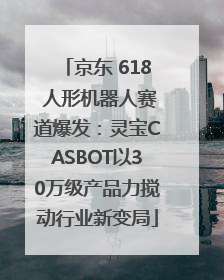 京东 618 人形机器人赛道爆发：灵宝CASBOT以30万级产品力搅动行业新变局