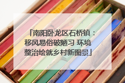 南阳卧龙区石桥镇：移风易俗破陋习 环境整治绘就乡村新图景