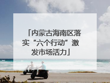 内蒙古海南区落实“六个行动”激发市场活力