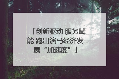 创新驱动 服务赋能 跑出演马经济发展“加速度”