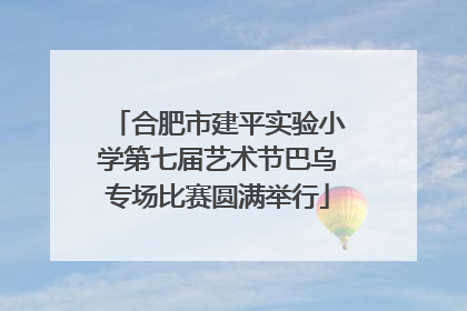 合肥市建平实验小学第七届艺术节巴乌专场比赛圆满举行