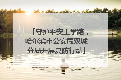 守护平安上学路，哈尔滨市公安局双城分局开展夏防行动