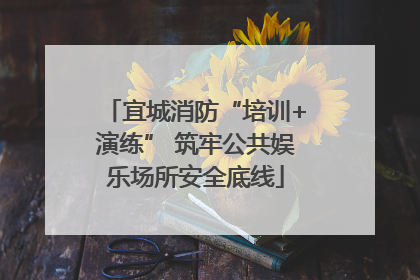 宜城消防“培训+演练” 筑牢公共娱乐场所安全底线