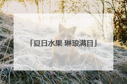 夏日水果 琳琅满目