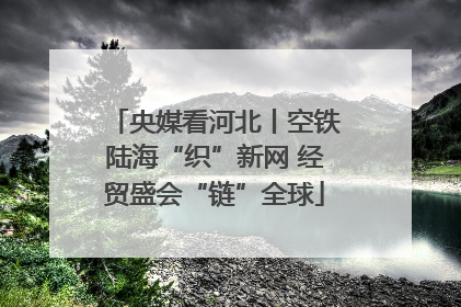 央媒看河北丨空铁陆海“织”新网 经贸盛会“链”全球