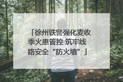徐州铁警强化麦收季火患管控 筑牢线路安全“防火墙”