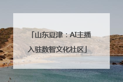 山东夏津：AI主播入驻数智文化社区