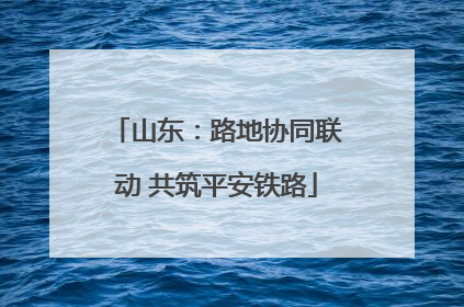 山东：路地协同联动 共筑平安铁路