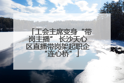 工会主席变身“带岗主播” 长沙天心区直播带岗架起职企“连心桥”
