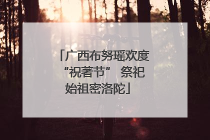 广西布努瑶欢度“祝著节” 祭祀始祖密洛陀