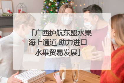 广西护航东盟水果海上通道 助力进口水果贸易发展