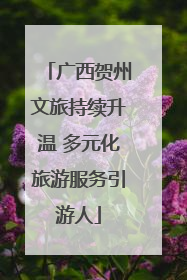 广西贺州文旅持续升温 多元化旅游服务引游人