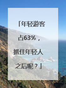 年轻游客占63%，抓住年轻人之后呢？