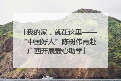 我的家，就在这里——“中国好人”陈树伟再赴广西开展爱心助学