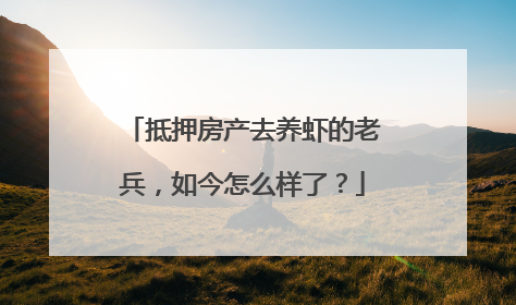 抵押房产去养虾的老兵，如今怎么样了？