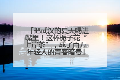 把武汉的夏天喝进嘴里！这杯栀子花“上岸茶”，成了百万年轻人的青春暗号