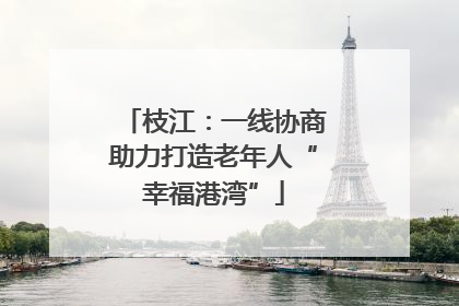 枝江：一线协商助力打造老年人“幸福港湾”