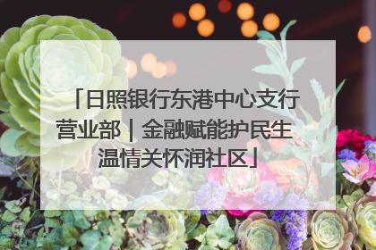 日照银行东港中心支行营业部｜金融赋能护民生 温情关怀润社区