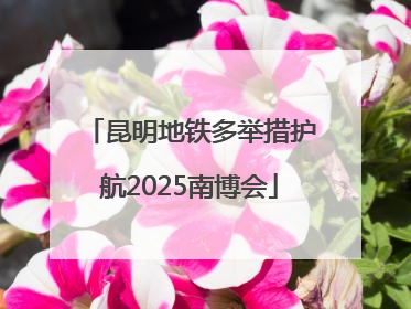 昆明地铁多举措护航2025南博会