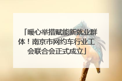 暖心举措赋能新就业群体！南京市网约车行业工会联合会正式成立