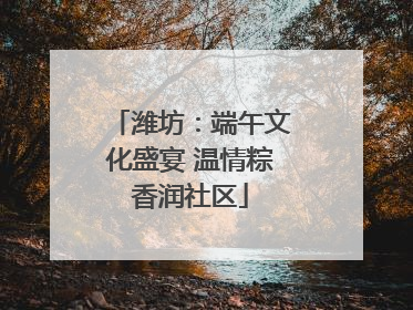 潍坊：端午文化盛宴 温情粽香润社区