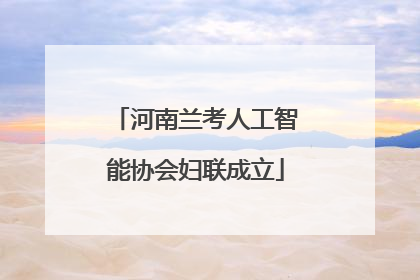 河南兰考人工智能协会妇联成立