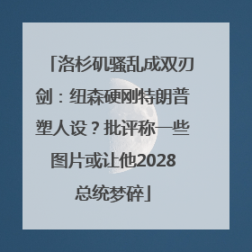 洛杉矶骚乱成双刃剑：纽森硬刚特朗普塑人设？批评称一些图片或让他2028总统梦碎