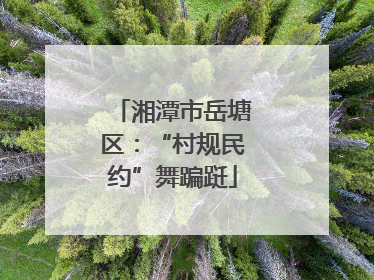 湘潭市岳塘区：“村规民约”舞蹁跹