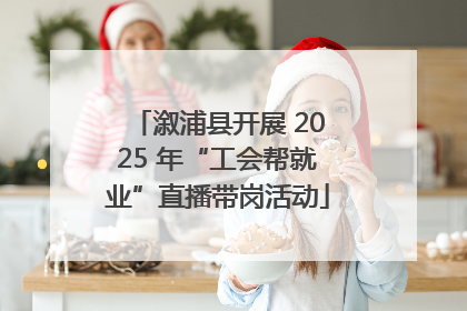 溆浦县开展 2025 年“工会帮就业”直播带岗活动