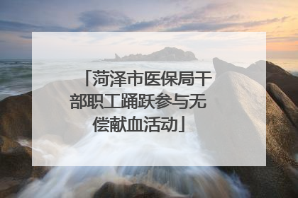 菏泽市医保局干部职工踊跃参与无偿献血活动