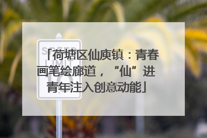 荷塘区仙庾镇：青春画笔绘廊道，“仙”进青年注入创意动能