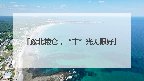 豫北粮仓，“丰”光无限好