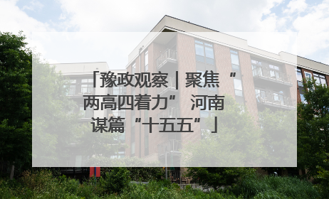 豫政观察｜聚焦“两高四着力” 河南谋篇“十五五”