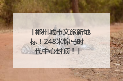 郴州城市文旅新地标！248米锦马时代中心封顶！