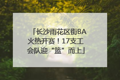 长沙雨花区街BA火热开赛！17支工会队迎“篮”而上