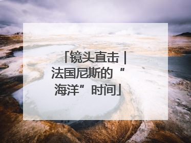 镜头直击｜法国尼斯的“海洋”时间
